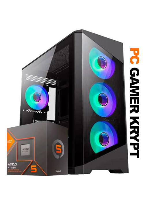 PC GAMER KRYPT AMD RYZEN 5 8600G 16GB DDR5 SSD 1TB