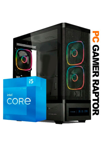 PC GAMER RAPTOR INTEL CORE I5 12400F B760 16GB DD4 SSD 500GB RTX 5050 8GB