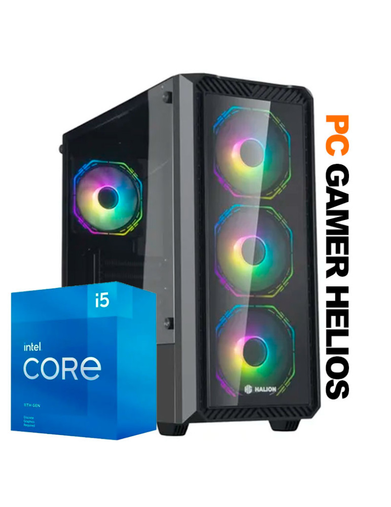 PC Gamer Helios Intel Core I5 12400F 16GB SSD 500GB RX3050