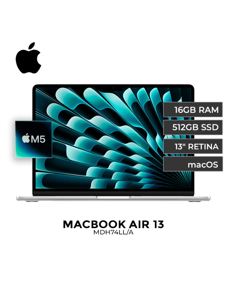 MACBOOK APPLE AIR 16GB 512GB SSD 13.6" STARLINGHT RETINA (MDHA4LL/A)