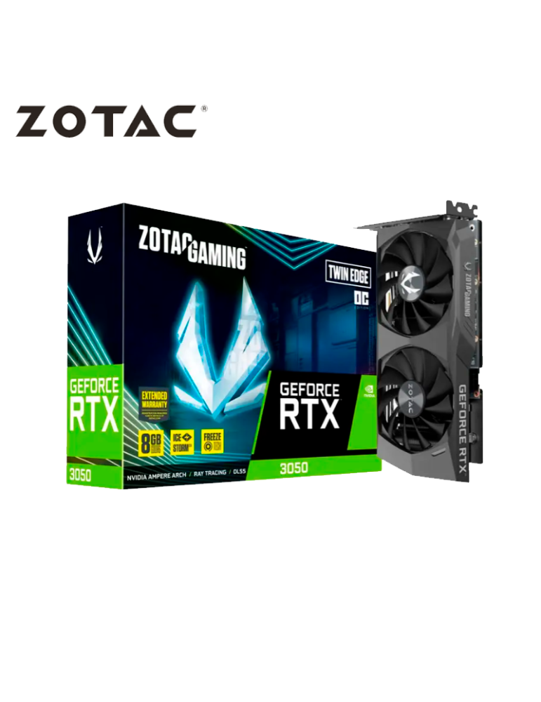 Tarjeta De Video Nvidia Zotac Gaming RTX 3050 6GB Twin Edge