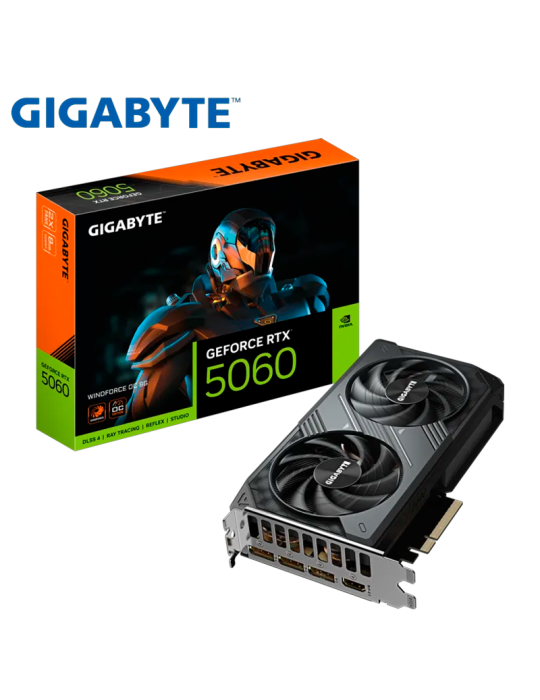 Tarjeta De Video Nvidia Gigabyte RTX 5060 Windforce OC 8GB