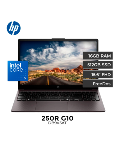 LAPTOP HP 250R G10 CORE 5-120U 16GB 512GB SSD 15.6" FREEDOS (DB9V5AT)
