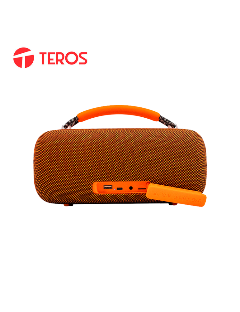 Parlante Bluetooth Teros VB-6049R 60W Brown RGB (VB-60490R)