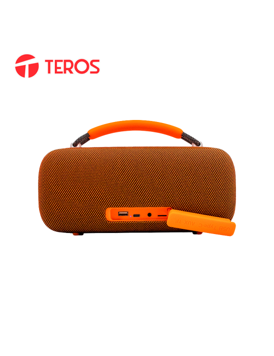 Parlante Bluetooth Teros VB-6049R 60W Brown RGB (VB-60490R)