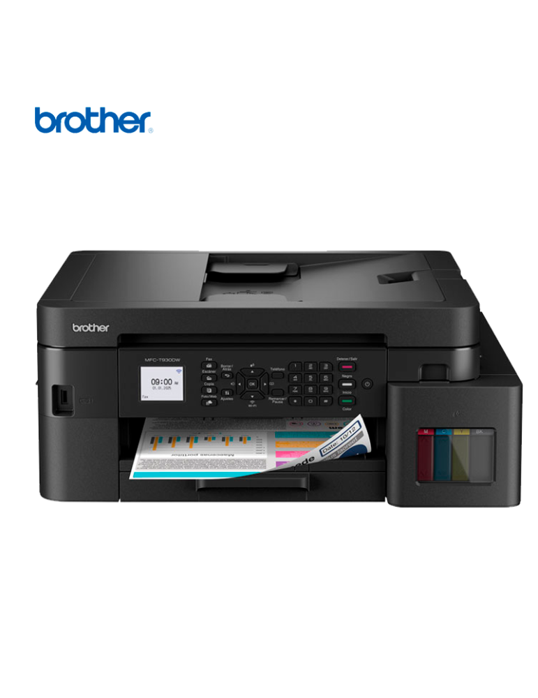 IMPRESORA MULTIFUNCIONAL BROTHER (MFC-T930DW) WIRELESS/ RED / DUPLEX