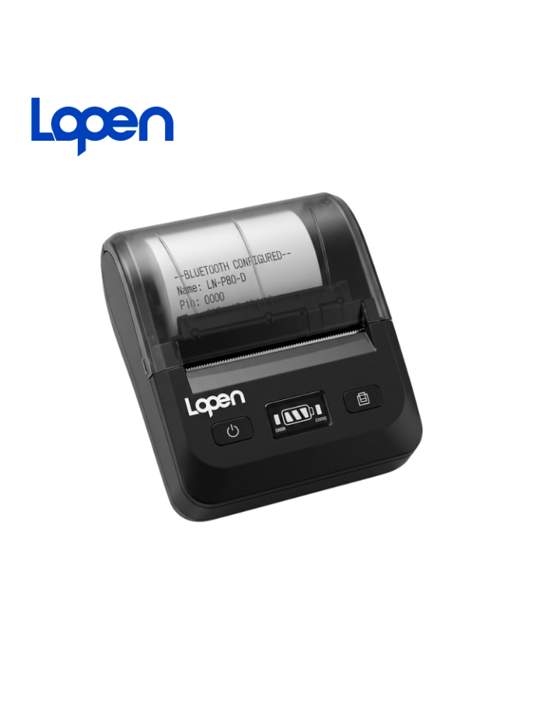 IMPRESORA PORTATIL TERMICA LOPEN LN-P80D-UB 80MM USB/ BLUETOOTH