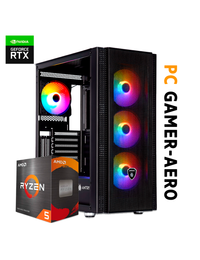 PC AMD RYZEN 5 5500 16GB SSD 500GB RTX 3050 6GB