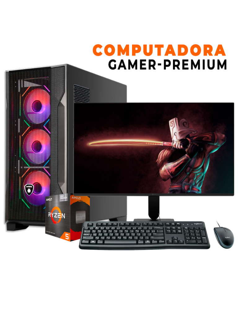 PC GAMER ZED RYZEN 5 5600GT 32GB DDR4 1TB SSD RTX 5050 8GB W11P