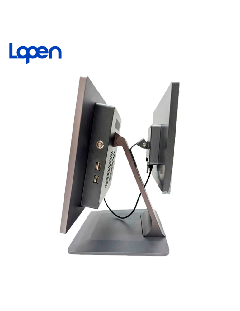 AIO Lopen POS LN-D180SN Doble Pantalla I5-1235/ 16GB/ SSD512GB/ HDMI/ Vga/ USB/15"